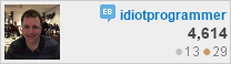 profile for idiotprogrammer at Ebooks